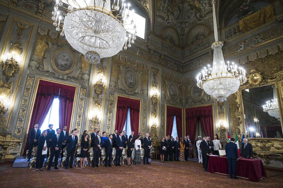 Italy Swearing Government