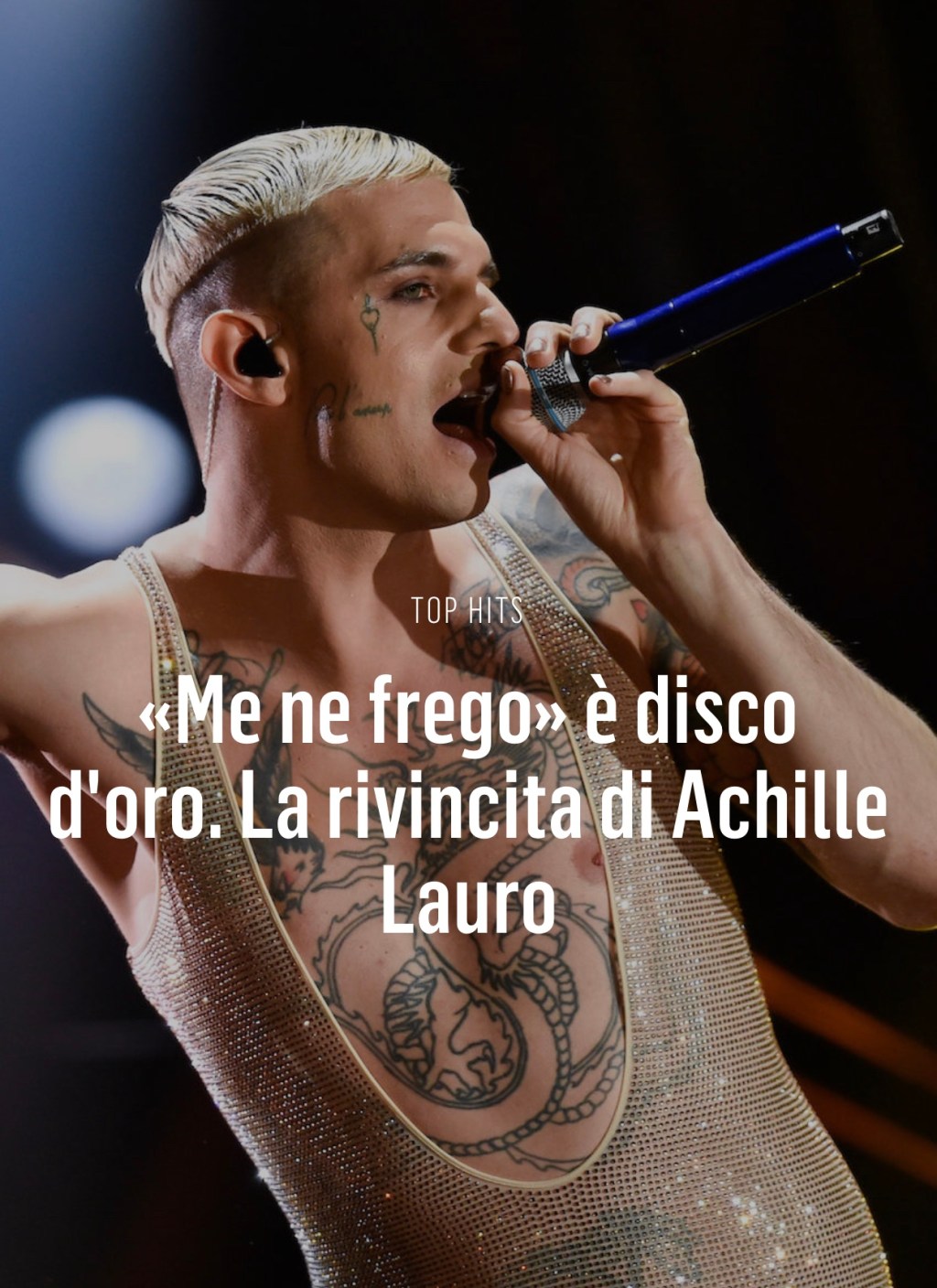 Pop / Achille Lauro è disco&nbsp;d’oro